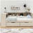 Wood Twin Size Platform Bed with Storage Shelves, Drawers, Charging Station and Upholstered Headboard, Cream-639892733-639892706