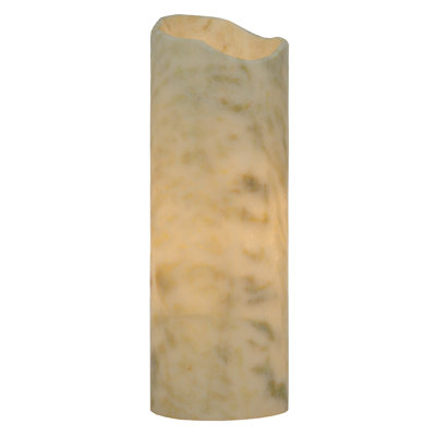 Decimus 9.75'' H Jadestone Tabletop Votive Holder with Candle Included