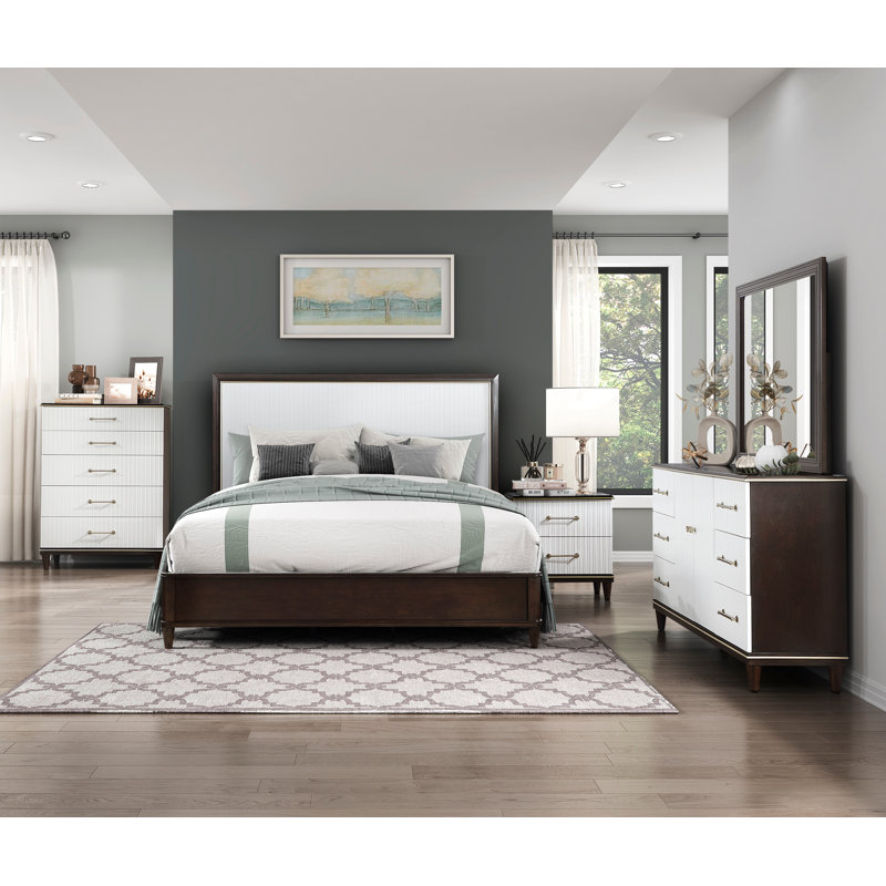 Artian Solid And Engineered Wood Rectangle Mirror