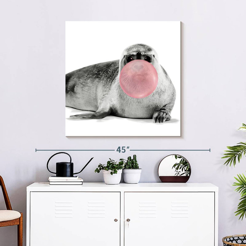 Bébé phoque à bulles, H 30 po x l 30 po
