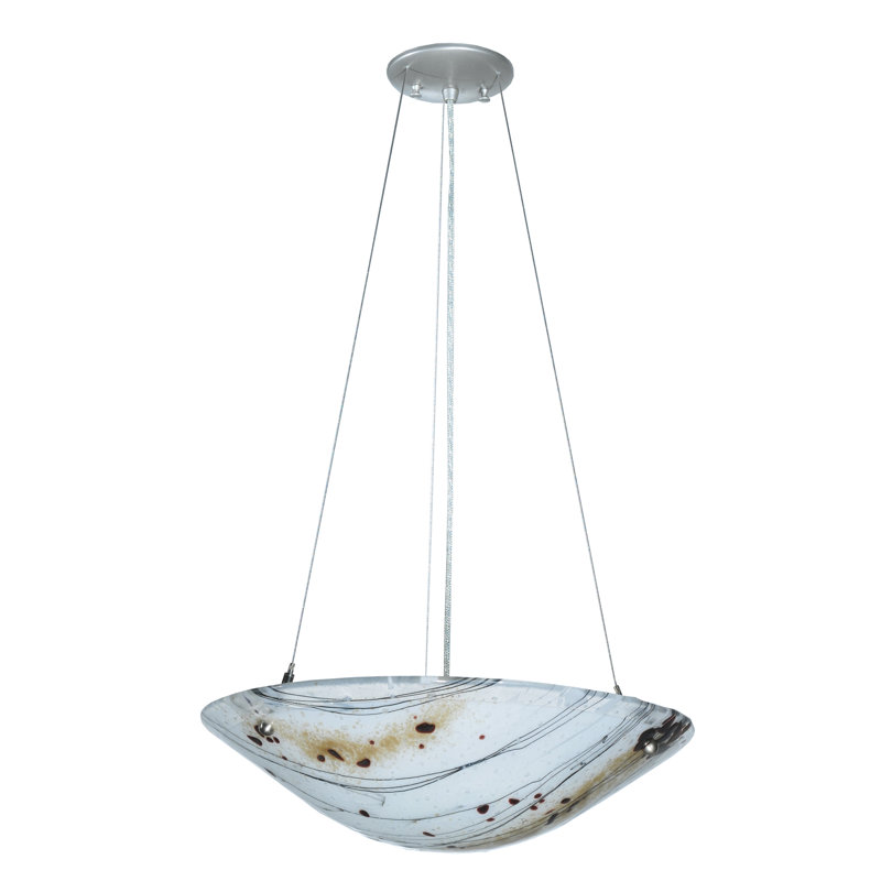 Luminaire suspendu pour bol 2 lumières unique