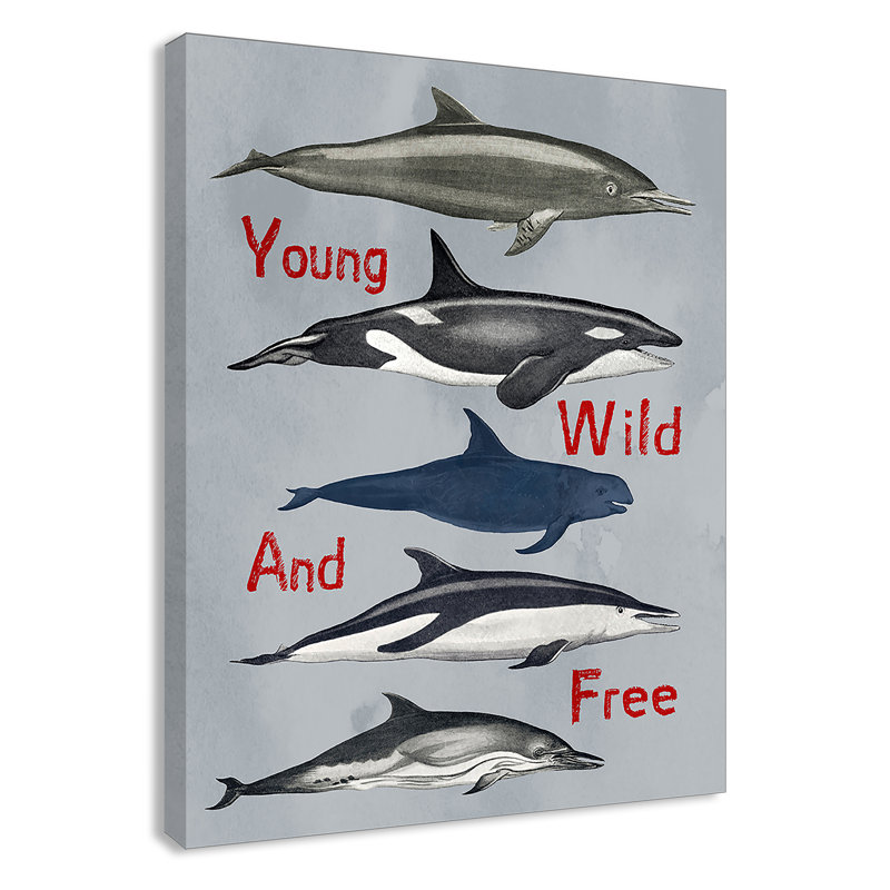 «Young and Wild», impression sur papier, H 14 po x l 11 po x P 1,5 po, Canevas