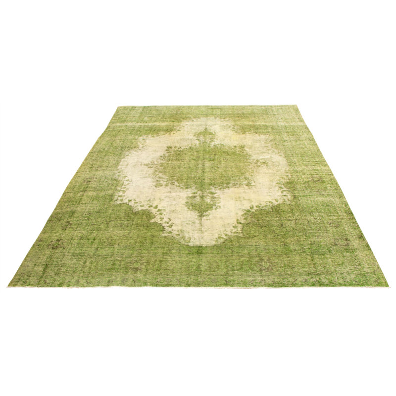 Tapis vert lime couleur transition 10 pi 1 po x 12 pi 1 po