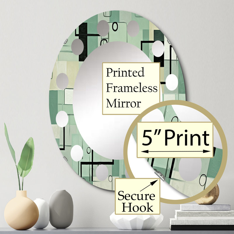 Miroir mural Sehermini, 30 po x 20 po