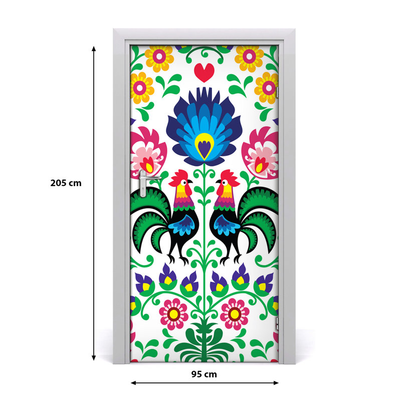 Ethnic Model Door Decal