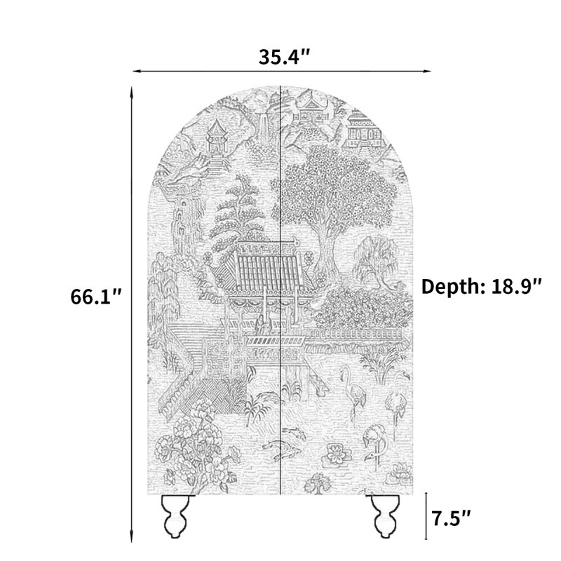 Armoire de chambre à coucher rétro française