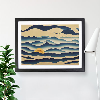 Abstract Ocean Wave Vol.2 - Framed Print