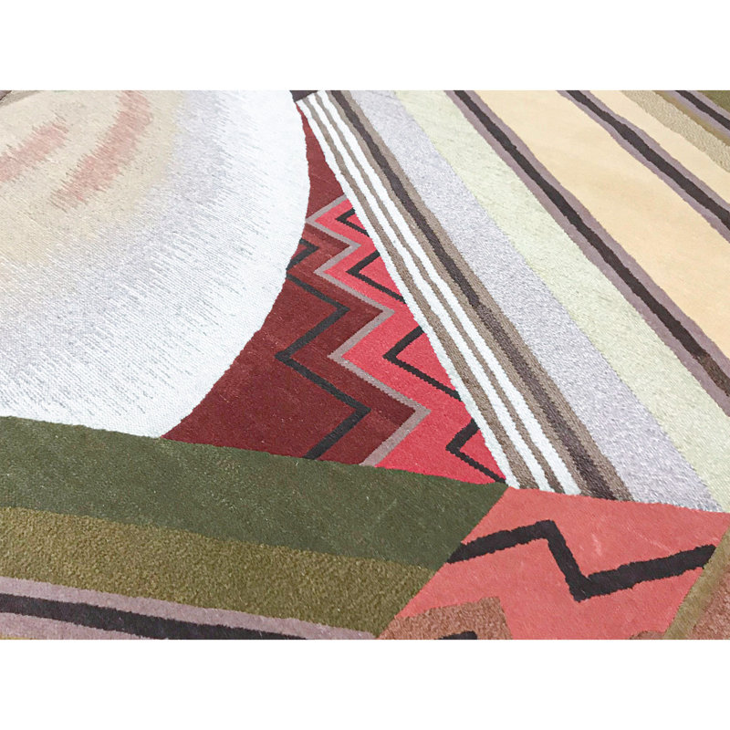 Tapis multicolore de haute qualité noué à la main