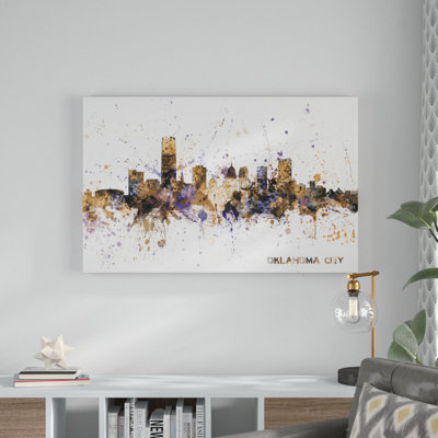 « oklahoma city horizon ii », impression sur toile