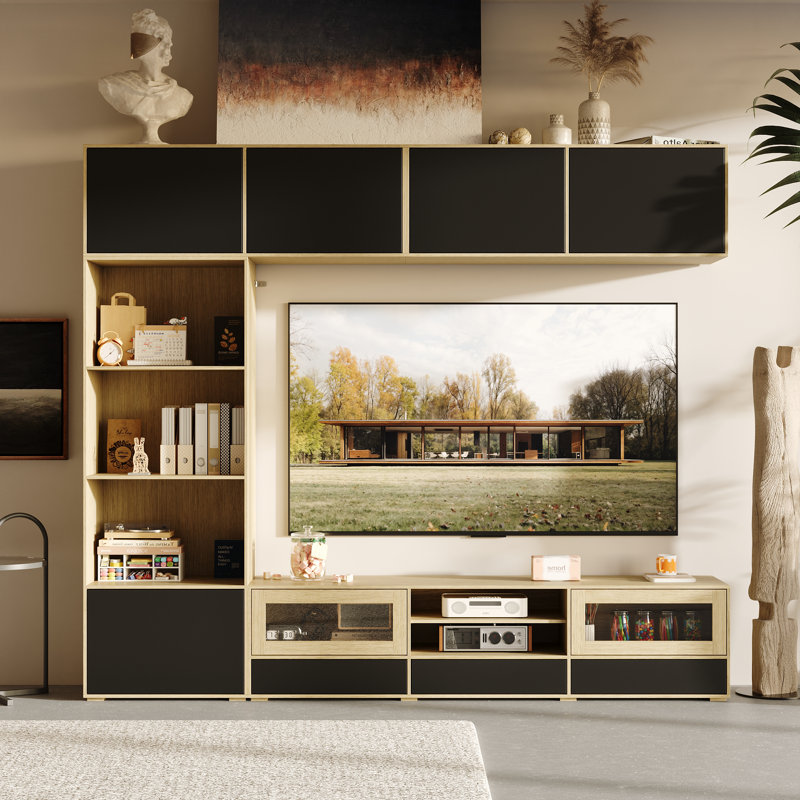 Entertainment Center With Modern Design