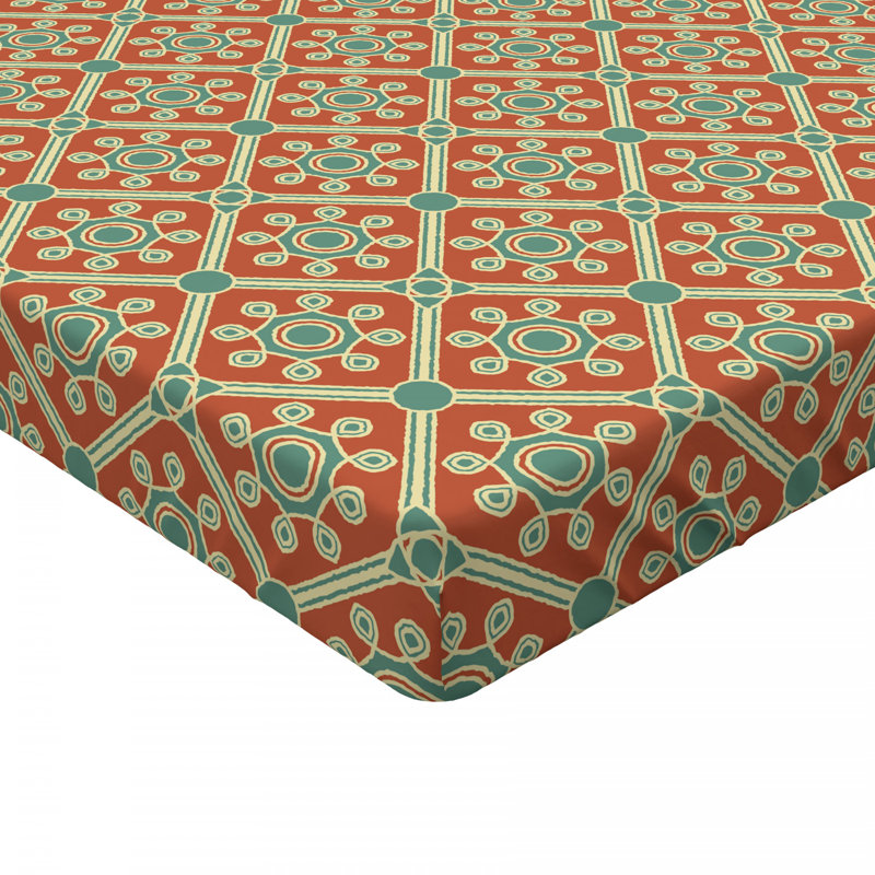 Drap-housse géométrique antique, Double