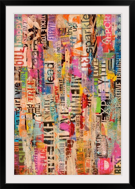 « metromix 25 » par erin ashley, impression, Cadre noir, H 26 po x l 20 po x P 1 po