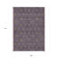 Tapis extérieur lavable floral beige et taupe 9 pi x 12 pi