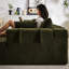 Canapé modulaire modulaire en forme de L 108 po, revêtu de chenille, 6 coussins décoratifs, pour salon, chambre à coucher, canapé Flair élégant, capacité de poids de 250 lb-1459985657
