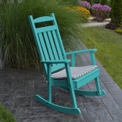 Chaise berçante de porche classique Aaliayh