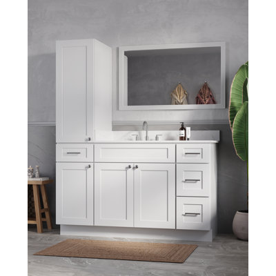 Ensemble de meuble-lavabo simple 57 po Disar