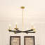 Lustre classique / traditionnel en acier à 6 lumières à intensité variable certifié UL-1296425340