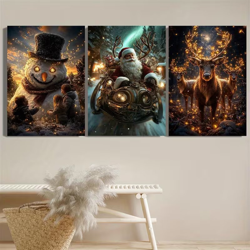 3 Piece Wrapped Canvas Print