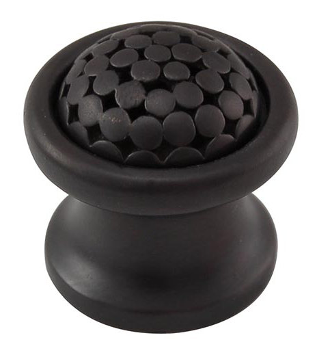 Tiziano Mushroom Knob, 0.875" H x 0.875" W x 0.875" D, Oil-Rubbed Bronze
