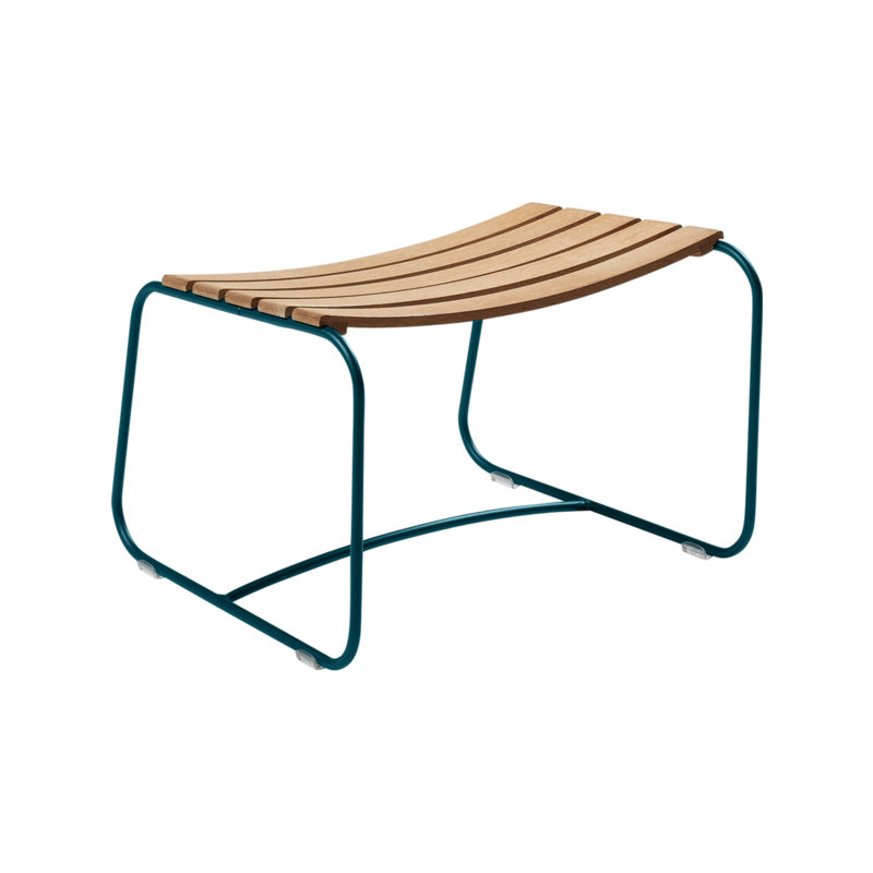 Outdoor Ottoman, Acapulco Blue