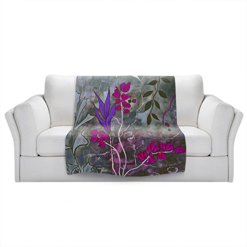  Jeté Fuschia Nights, l 68 po x L 80 po