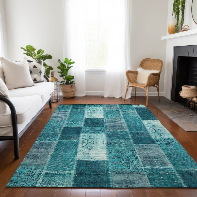 Tapis intérieur / extérieur Heffington avec envers antidérapant, Rectangle 3 pi x 5 pi