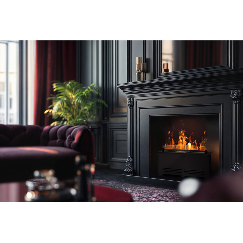 Berntraud Brayden Studio 41cm W Black Fireplace Insert