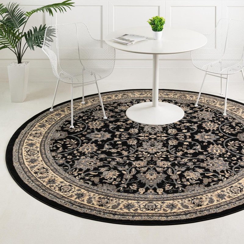 Hanan Floral Indoor Rug, Round 3'3"