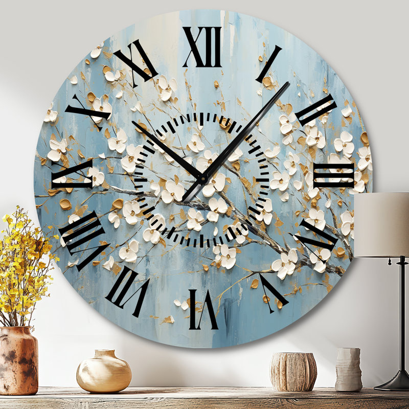 Horloge murale Peacewoodness, Grand