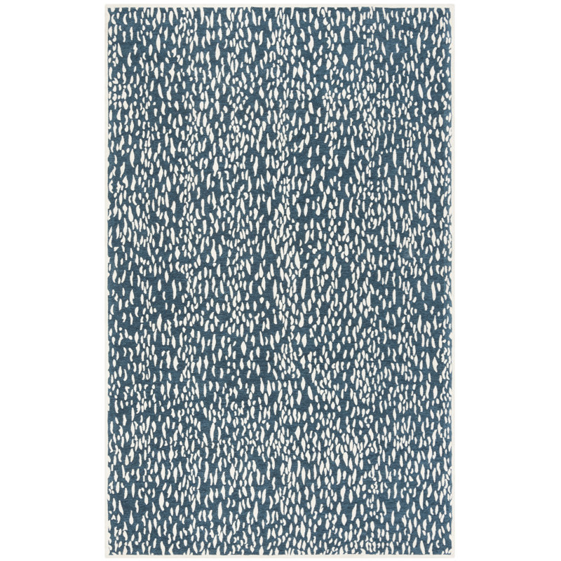 Ankit Hand Loomed Performance Abstract Rug, Rectangle 2'3" x 4'