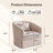 360-Degree Swivel Upholstered Armchair with Accent Pillow-367928017