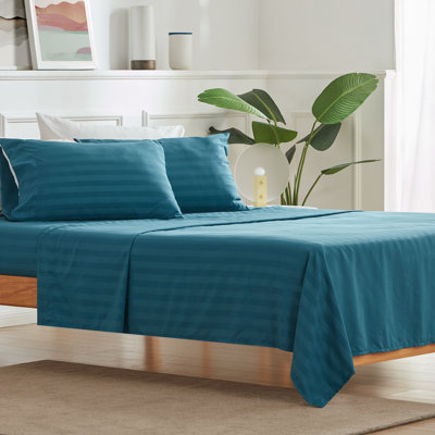 Sateen Striped Sheet Set