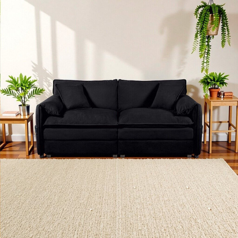 Canapé surdimensionné en chenille surdimensionné - Canapé 2 places ultra doux pour le salon, la chambre à coucher ou le bureau