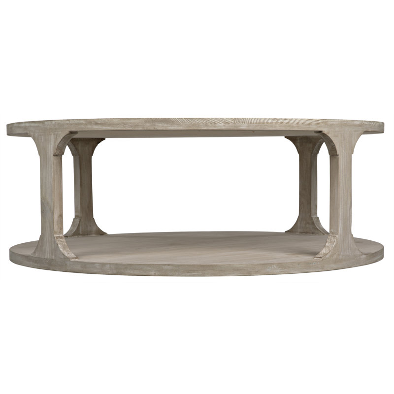 Gimso Solid Wood Coffee Table, Espresso, 17" H x 48" L x 48" W