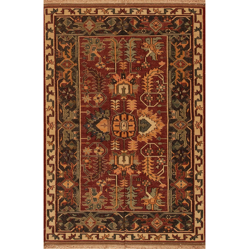 Discovery Hand Knotted Wool Area Rug