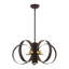 Lustre géométrique unique à 6 lumières Babara-855078609