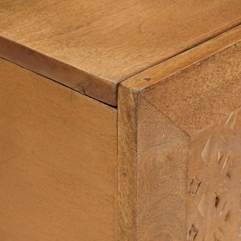 Coffee Table with Storage, Light Brown