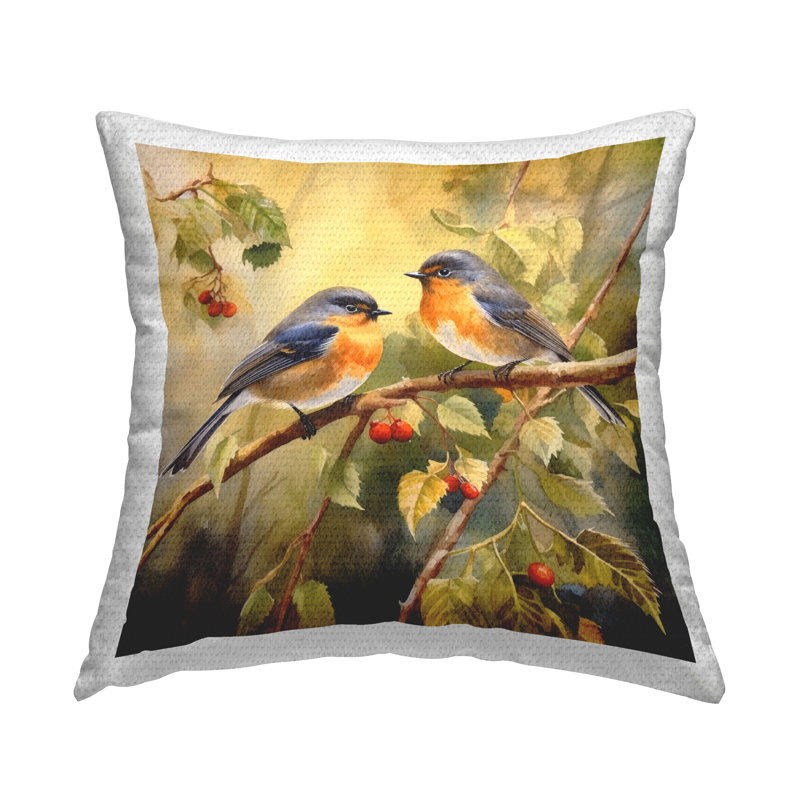 Housse de coussin en polyester pour l'intérieur / extérieur Ryley Gray