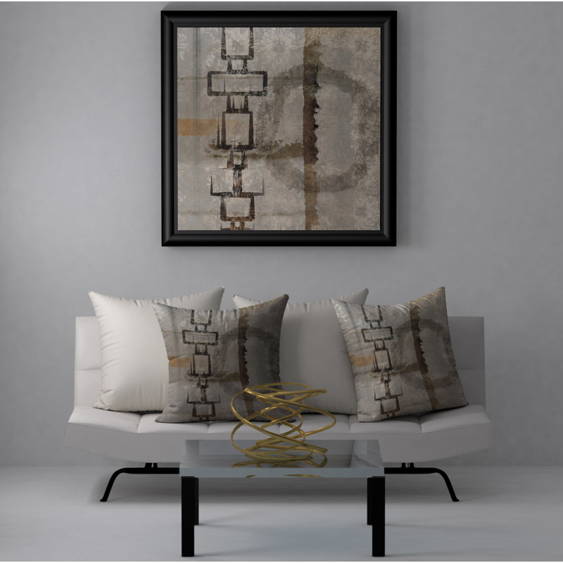 Housse de coussin carrée/insert, 18 po x 18 po