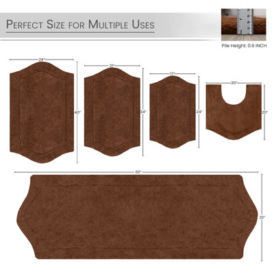 Tapis pour salle de bain Morissette
