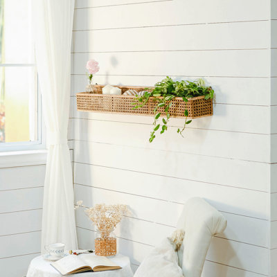 Kooskia Accent Shelf with Live Edge