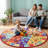 Furnish my Place Mccaw 740 ABC with Numbers ABC Area Rug for Kids | Educational Alphabet Letter & Numbers | Nurseries Kindergarten | Play Area | Multicolor-1232406594