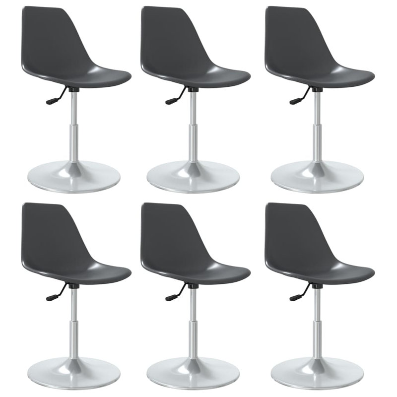 Talbert Swivel Upholstered Counter Stool, Grey