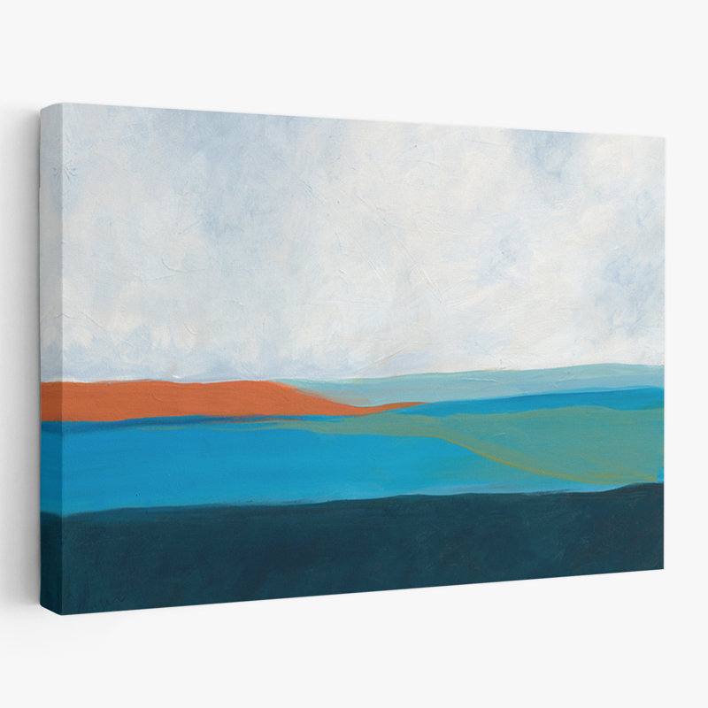 Layered Earth 2 - Abstracts Contemporary Landscapes Art, 24" H x 16" W