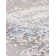Tapis beige / bleu / rose en laine / soie à motif abstrait Abstract