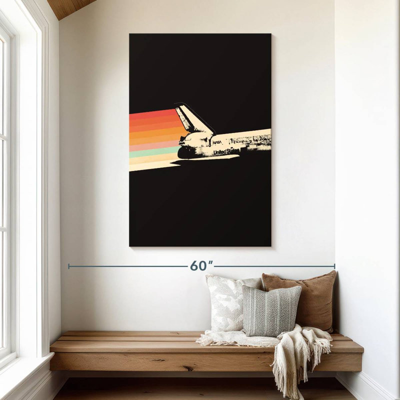 Oberle Spaceship Rainbow, 48" H x 32" W