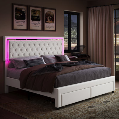 Chantaya Upholstered Storage Bed