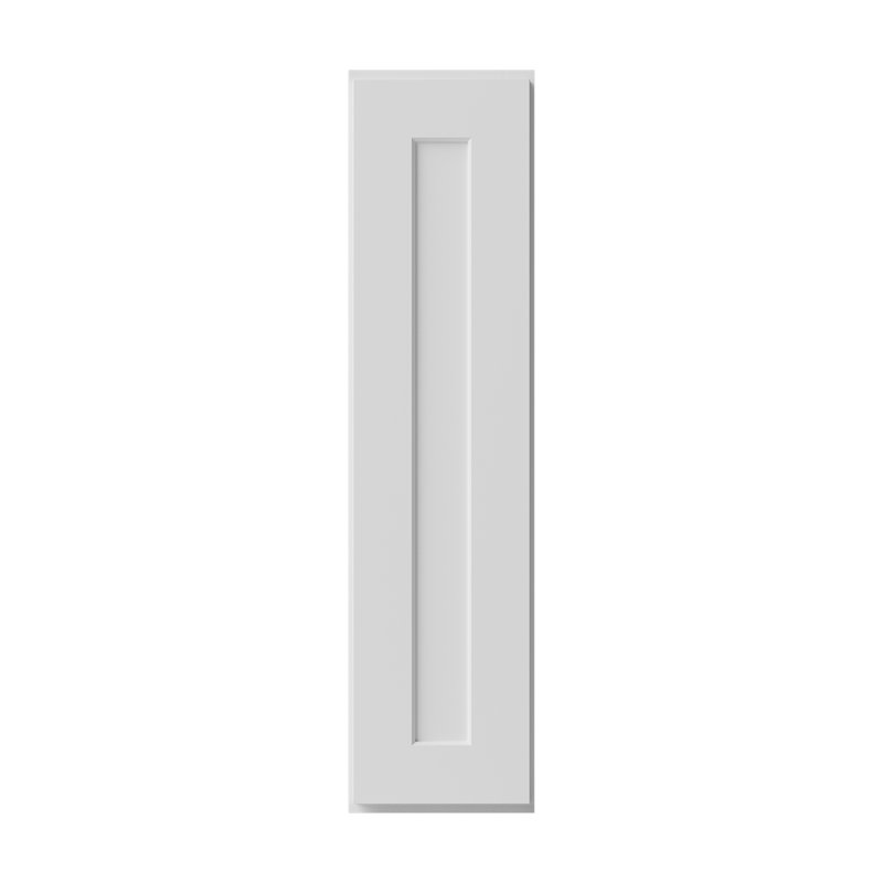 Armoire de cuisine en bois massif prête à assembler, White, H 36 po x l 9 po x P 12 po