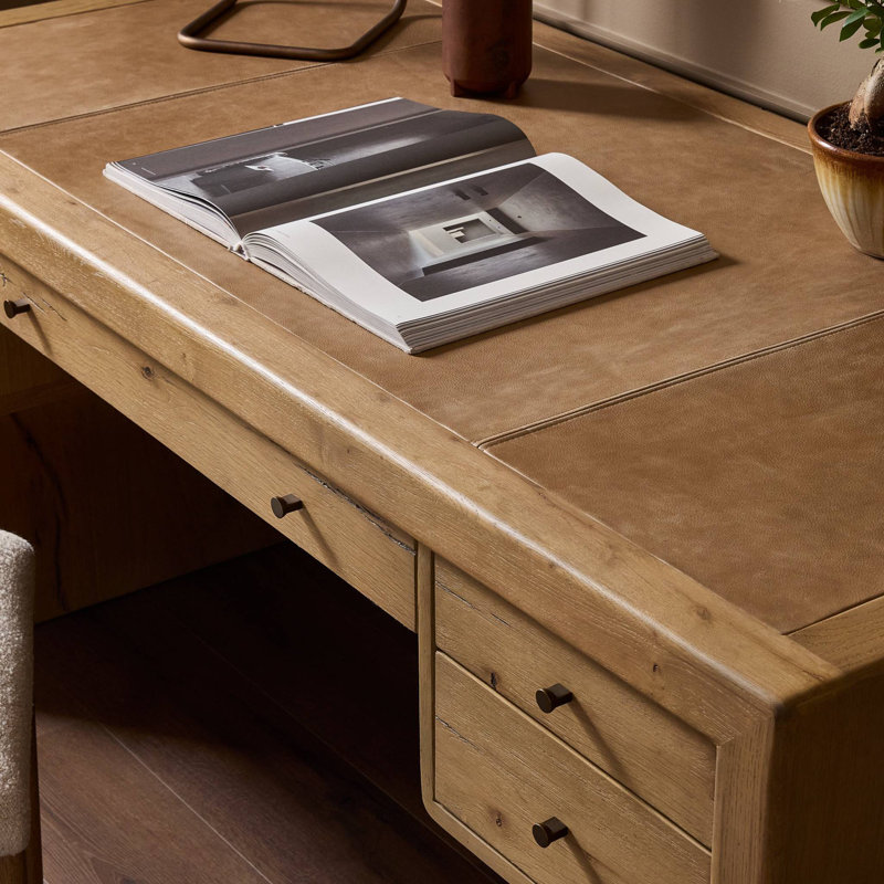 Nico Desk-Aged Natural Oak Veneer