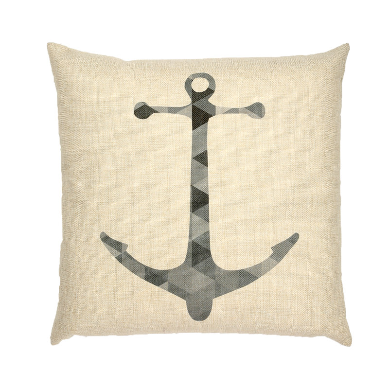 Housse de coussin carrée Catoe, Gris